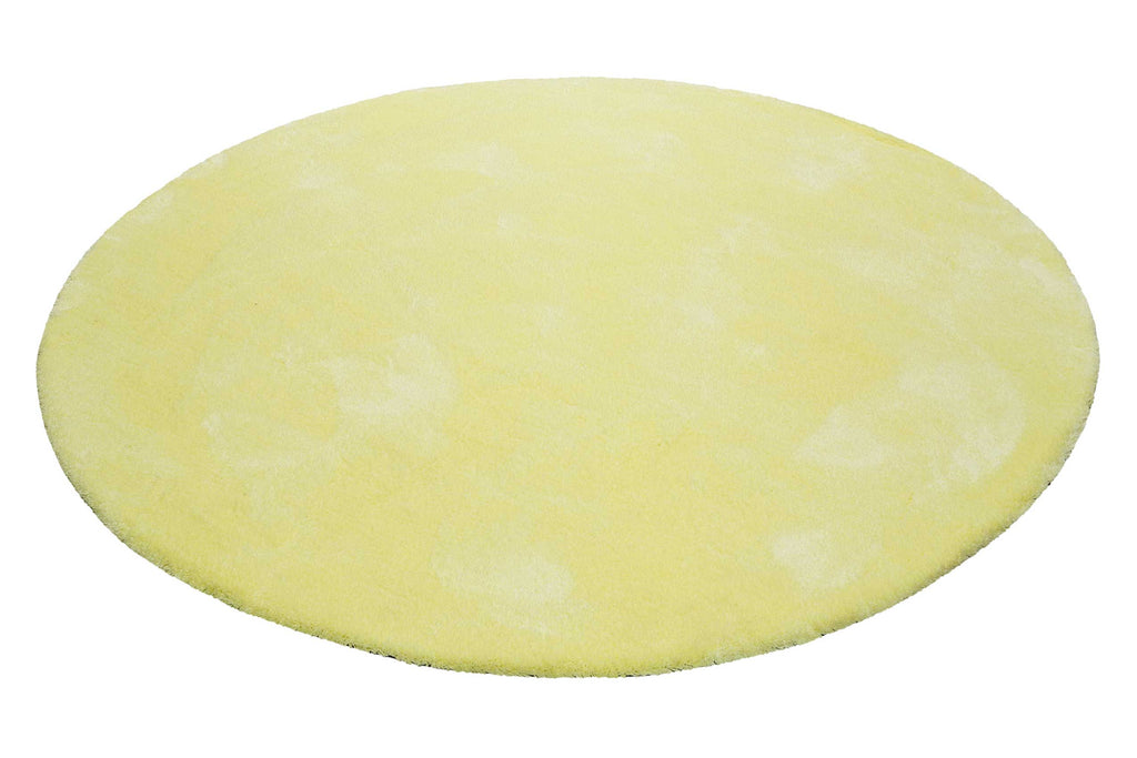 Esprit Teppich Rund Gelb Hochflor "Relaxx"