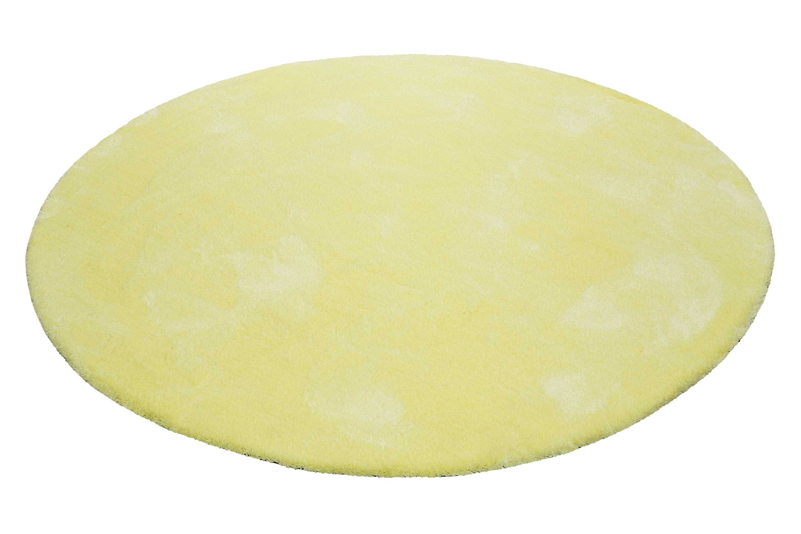 Esprit Teppich Rund Gelb Hochflor "Relaxx"