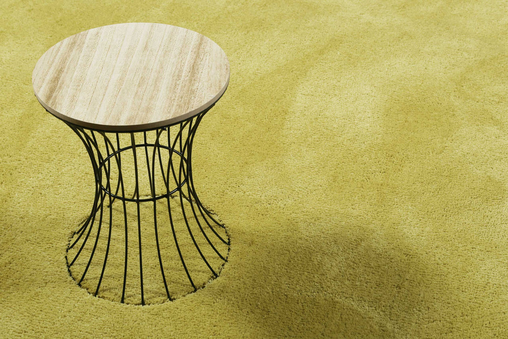 Esprit Teppich Rund Senfgelb Hochflor "Relaxx"
