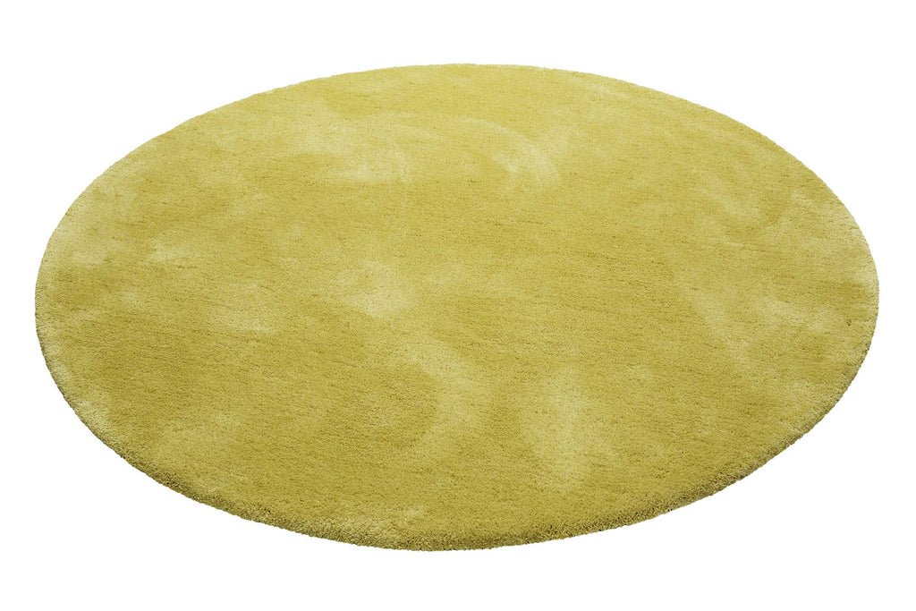 Esprit Teppich Rund Senfgelb Hochflor "Relaxx"