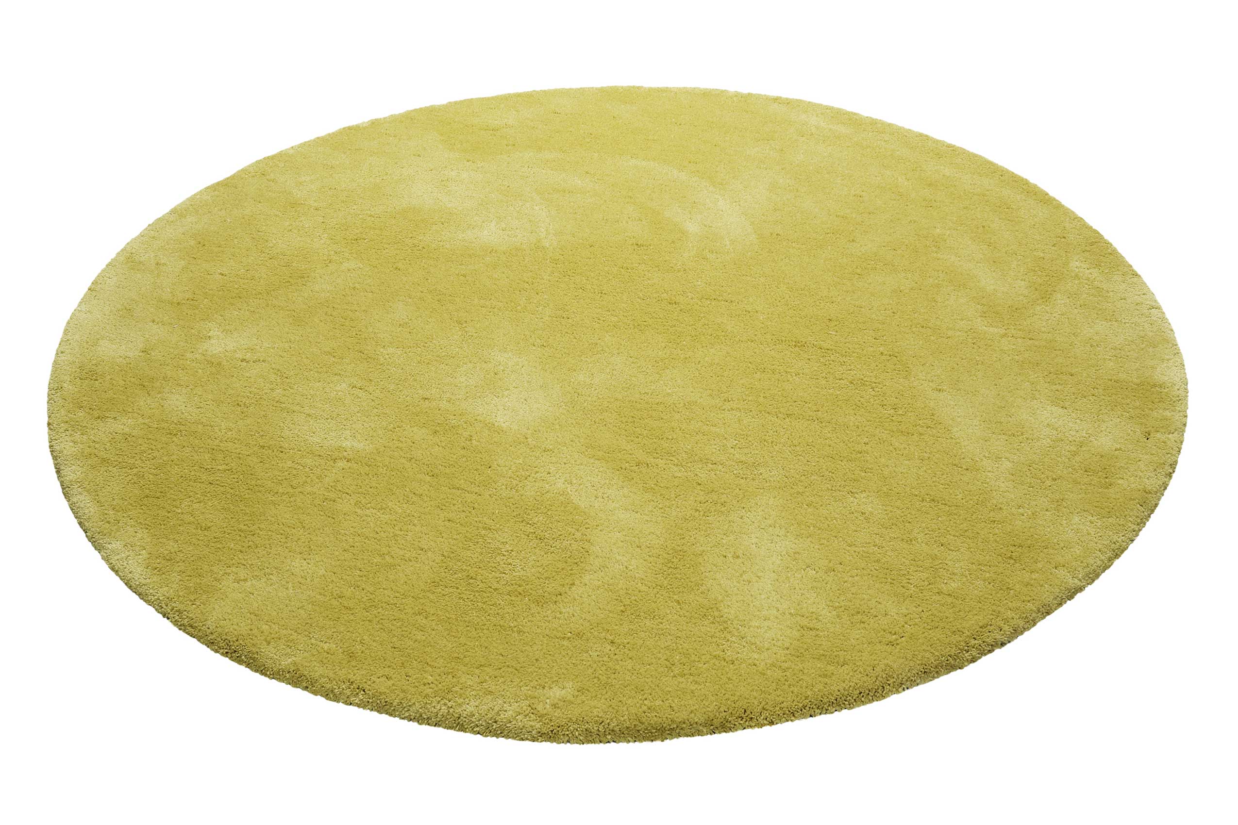 Esprit Teppich Rund Senfgelb Hochflor "Relaxx"