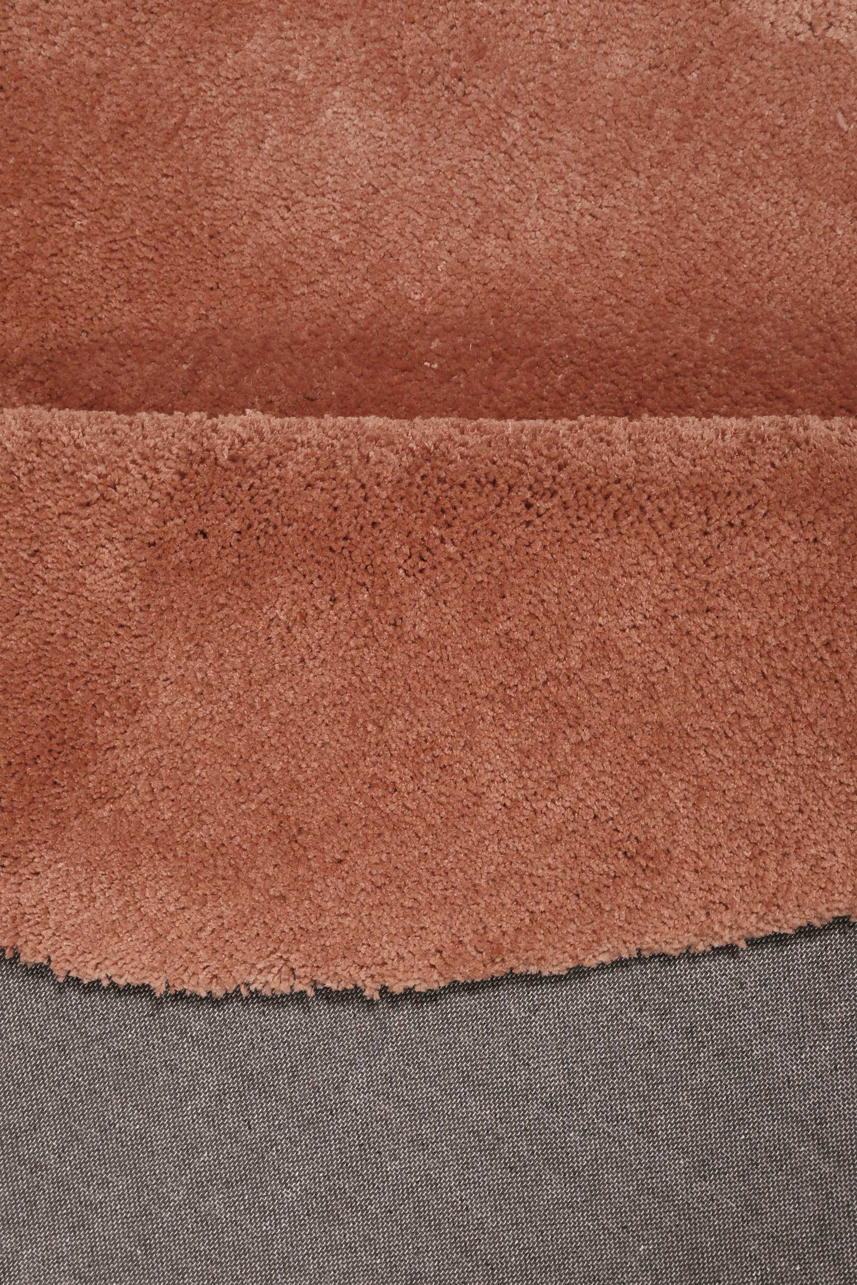 Esprit Teppich Rund Cognac Hochflor "Relaxx"