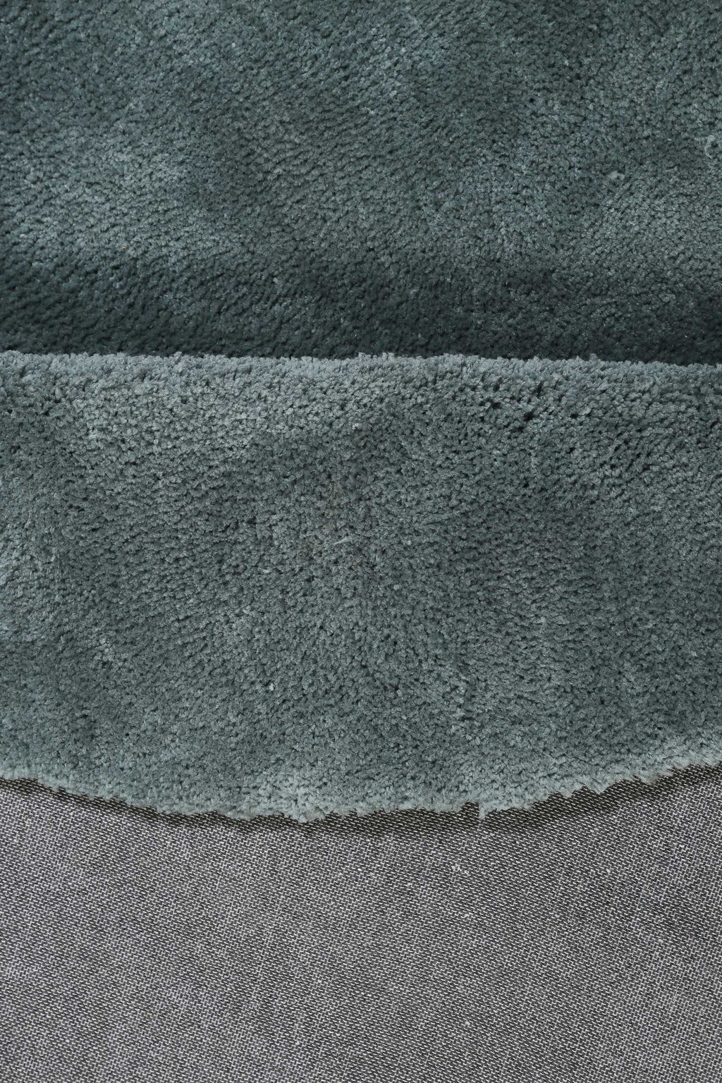 Esprit Teppich Rund Grau Grün Hochflor "Relaxx"