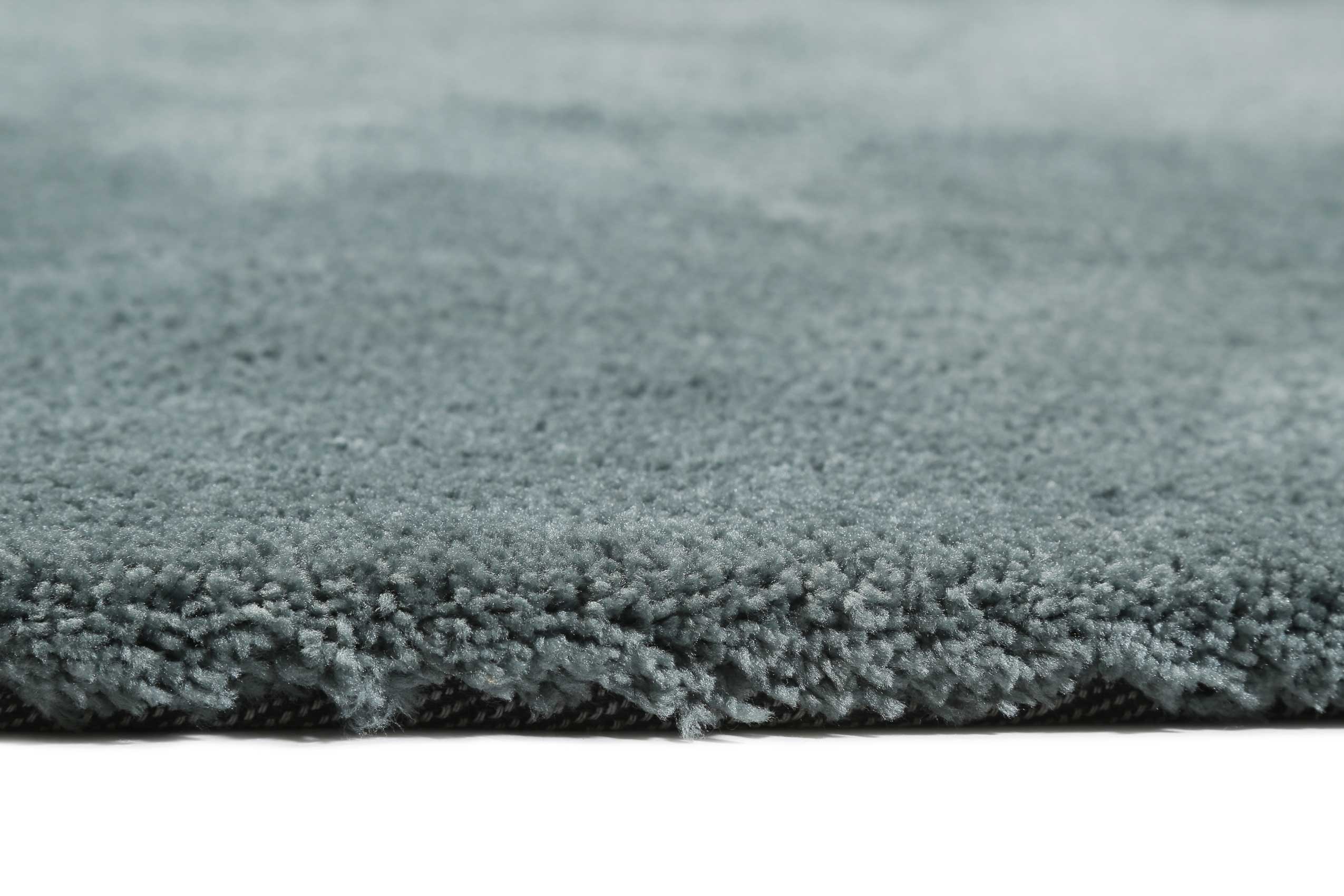Esprit Teppich Rund Grau Grün Hochflor "Relaxx"