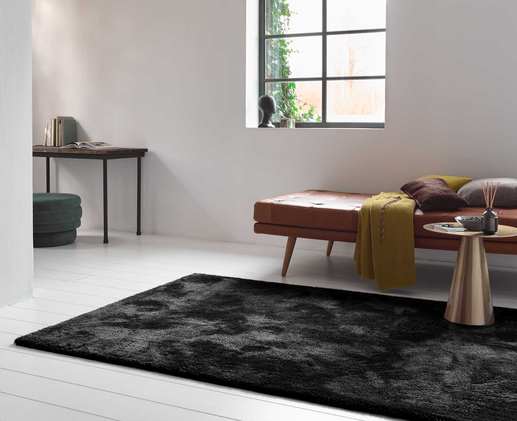 Esprit Teppich Schwarz Hochflor "Relaxx"
