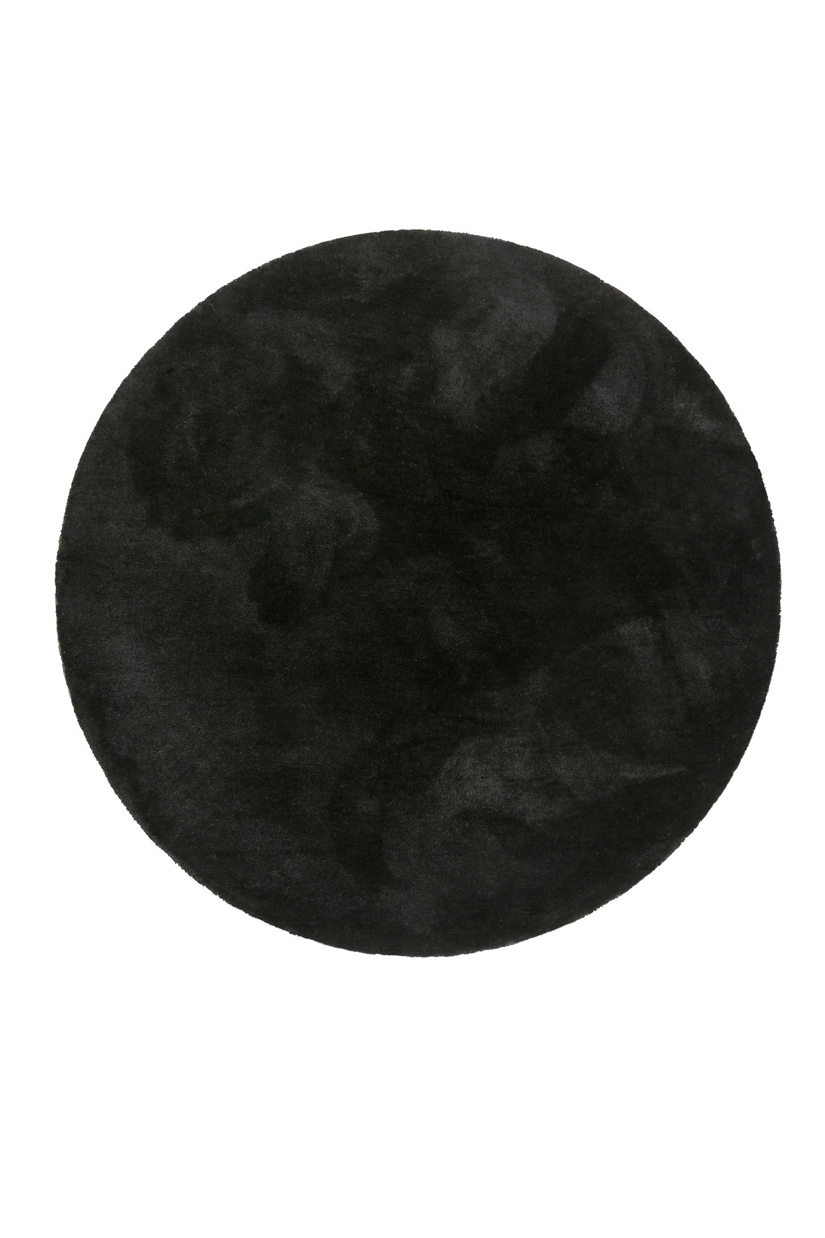 Esprit Teppich Rund Schwarz Hochflor "Relaxx"