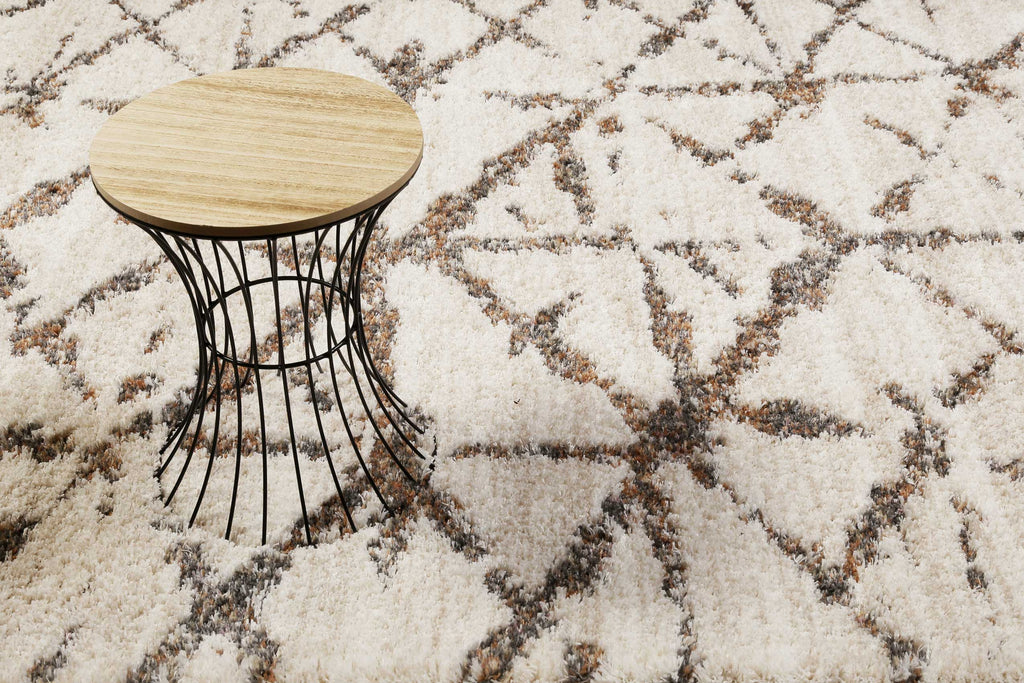 Esprit Teppich Creme Weiß Hochflor "Ronja"