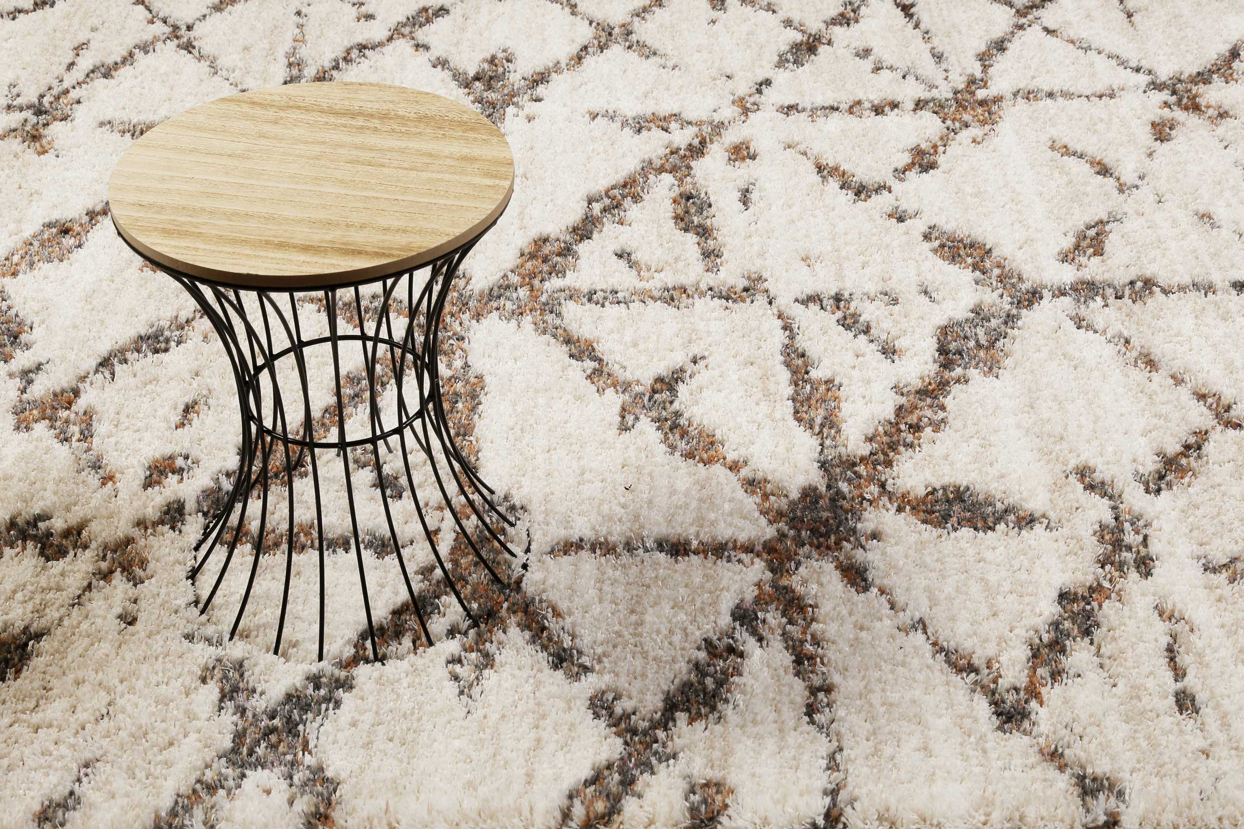 Esprit Teppich Creme Weiß Hochflor "Ronja"