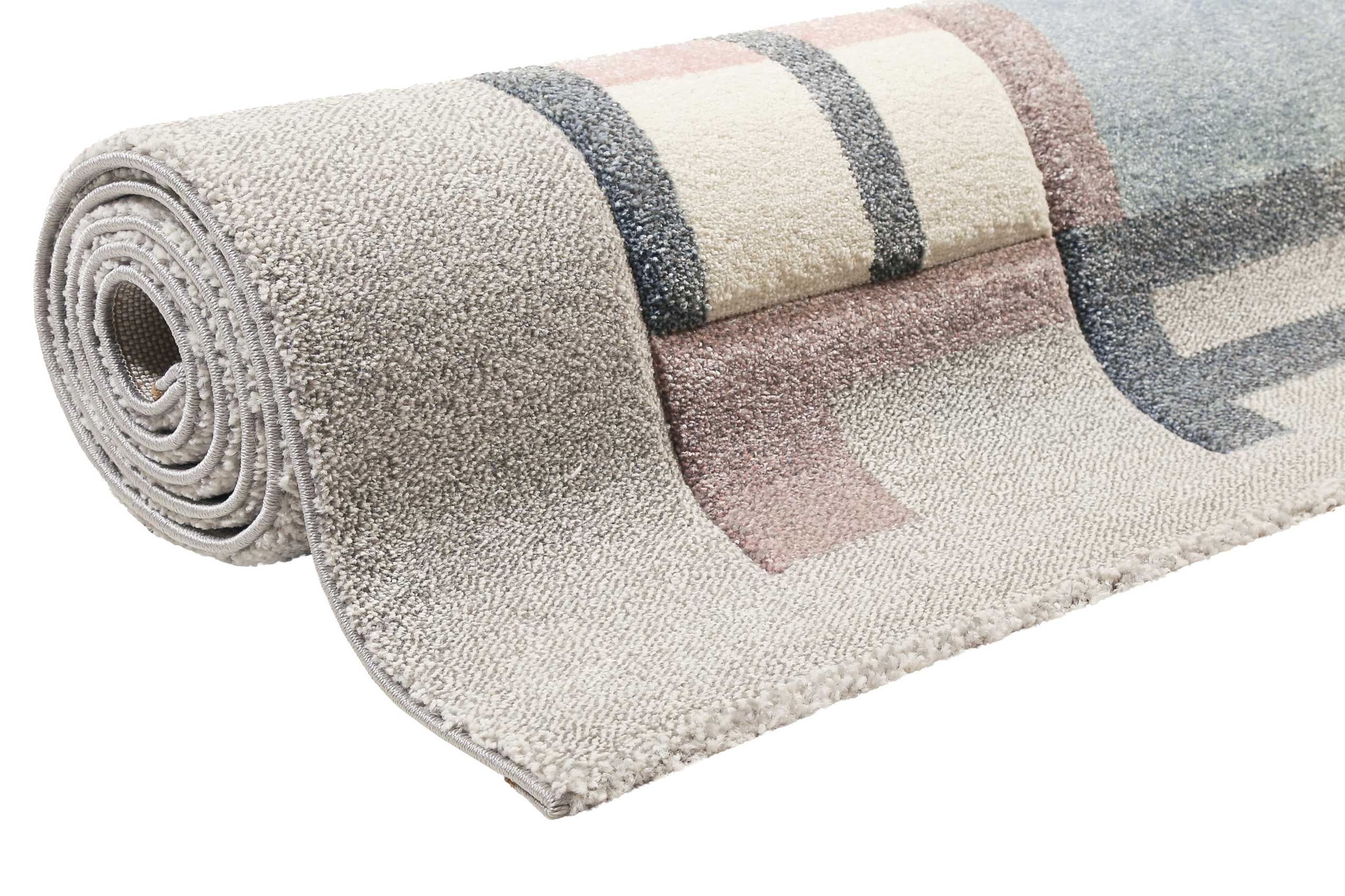 Esprit Kinderteppich Grau Rosa "Sea Castle"