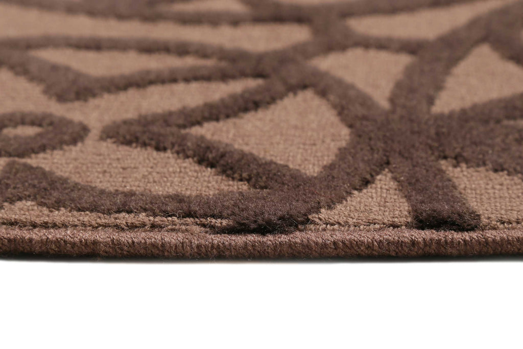 Esprit Wollteppich Braun "Society Circle"