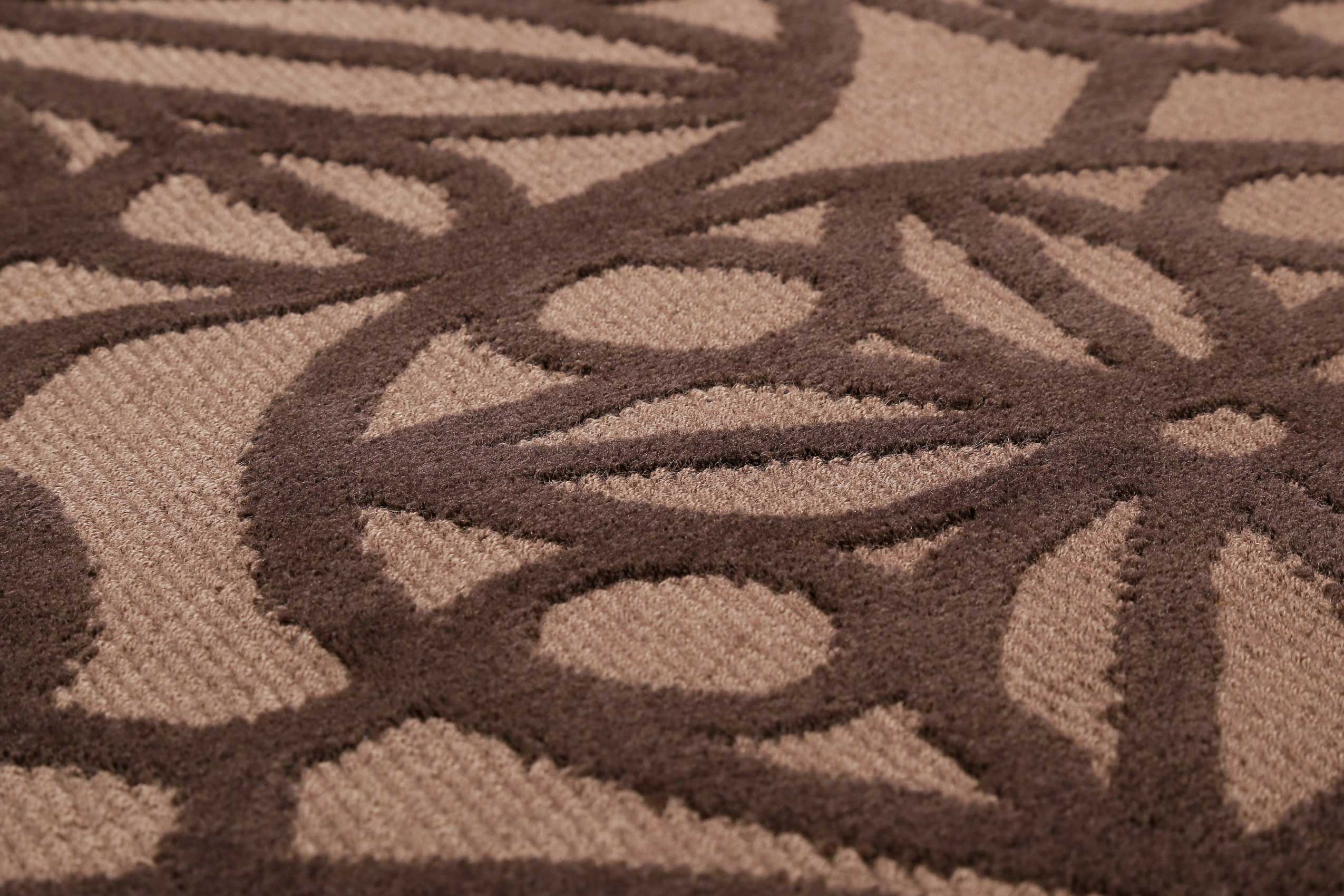 Esprit Wollteppich Braun "Society Circle"