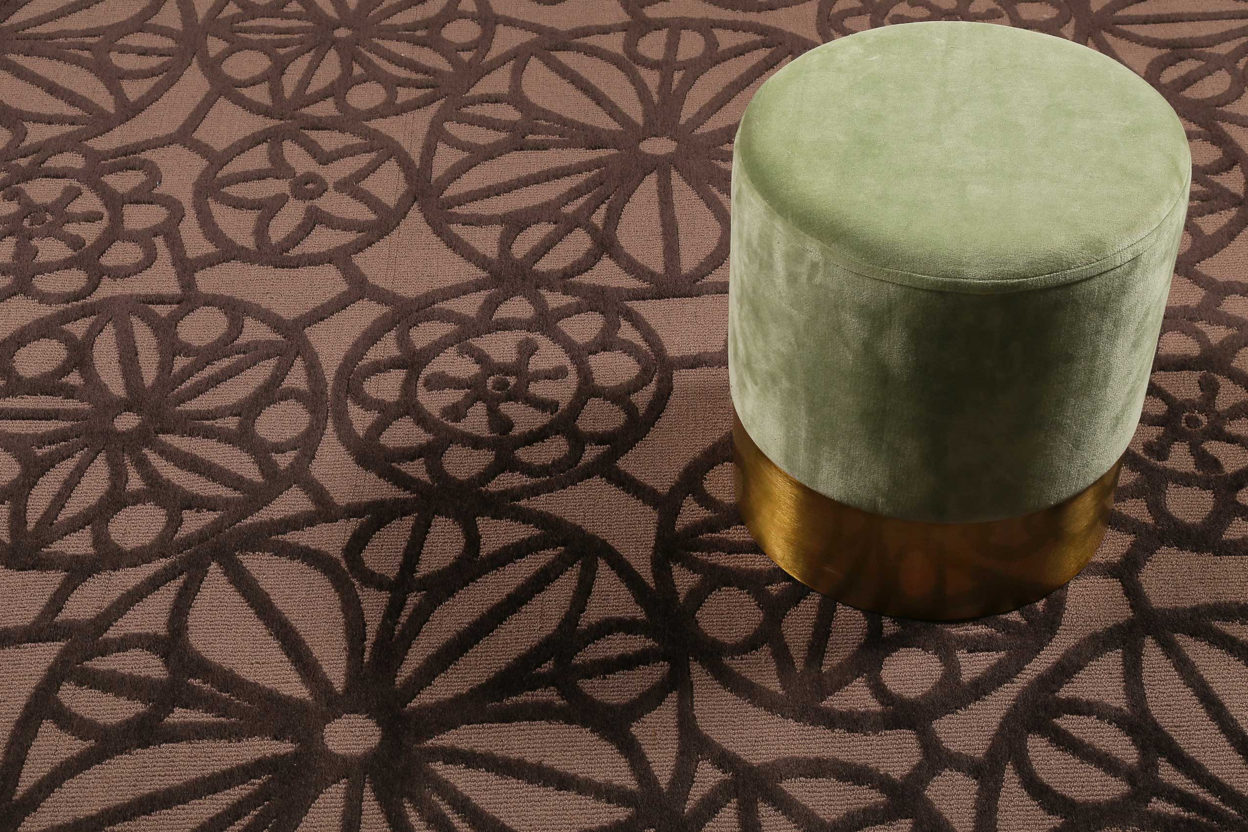 Esprit Wollteppich Braun "Society Circle"