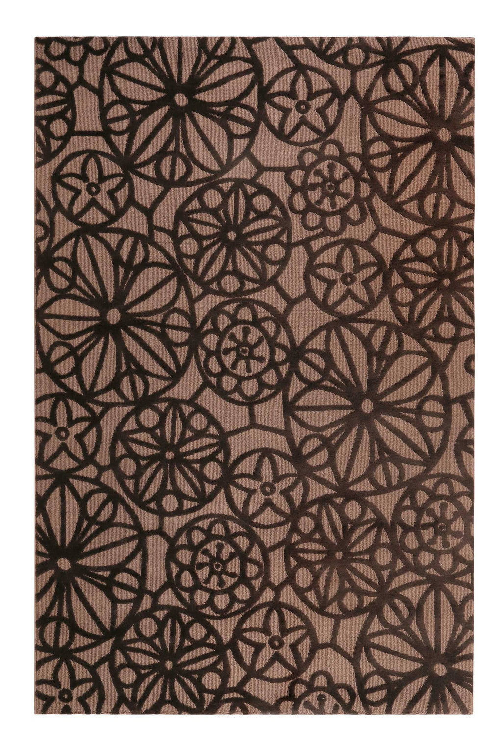 Esprit Wollteppich Braun "Society Circle"