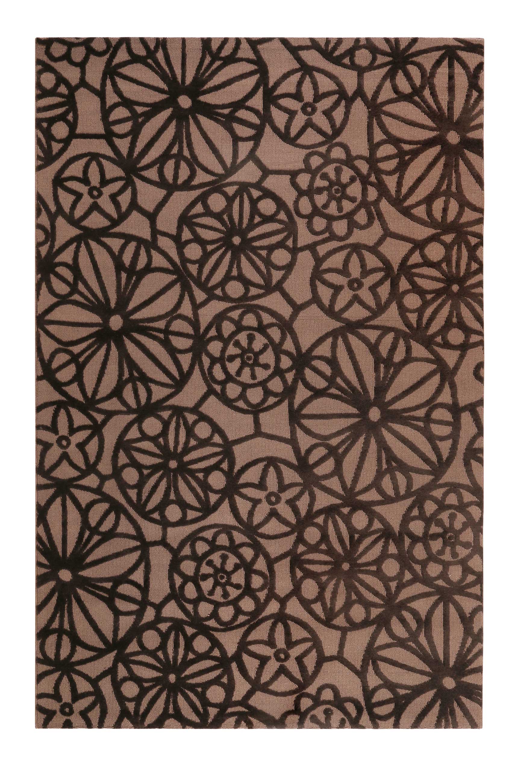 Esprit Wollteppich Braun "Society Circle"