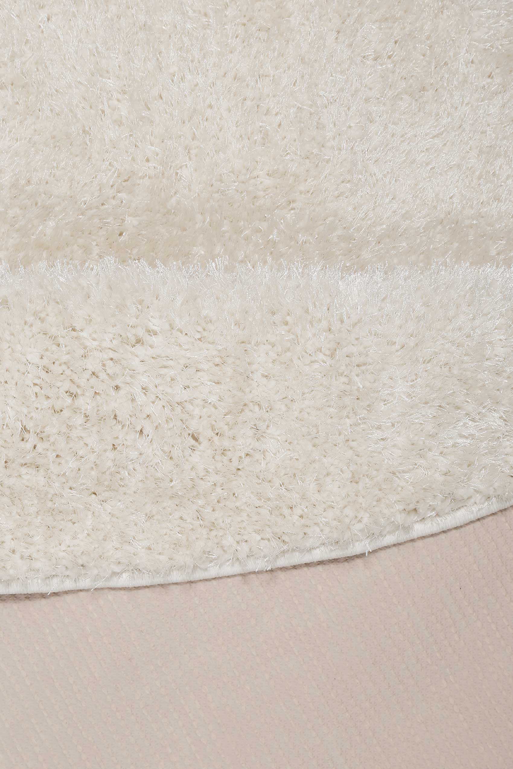 Esprit Teppich Rund Creme Weiß Hochflor "#Swagger Shag"