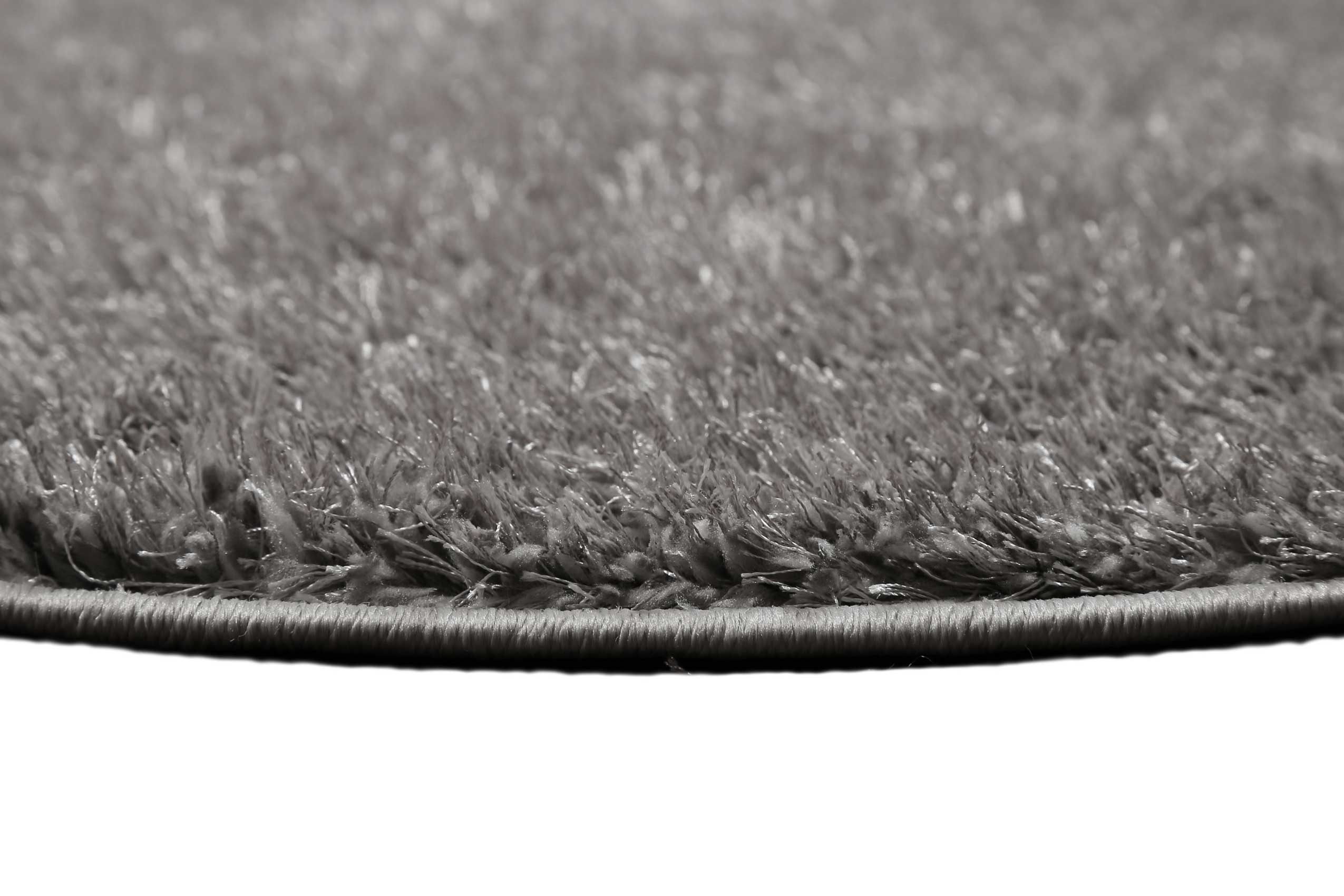 Esprit Teppich Rund Hellgrau Hochflor "#Swagger Shag"