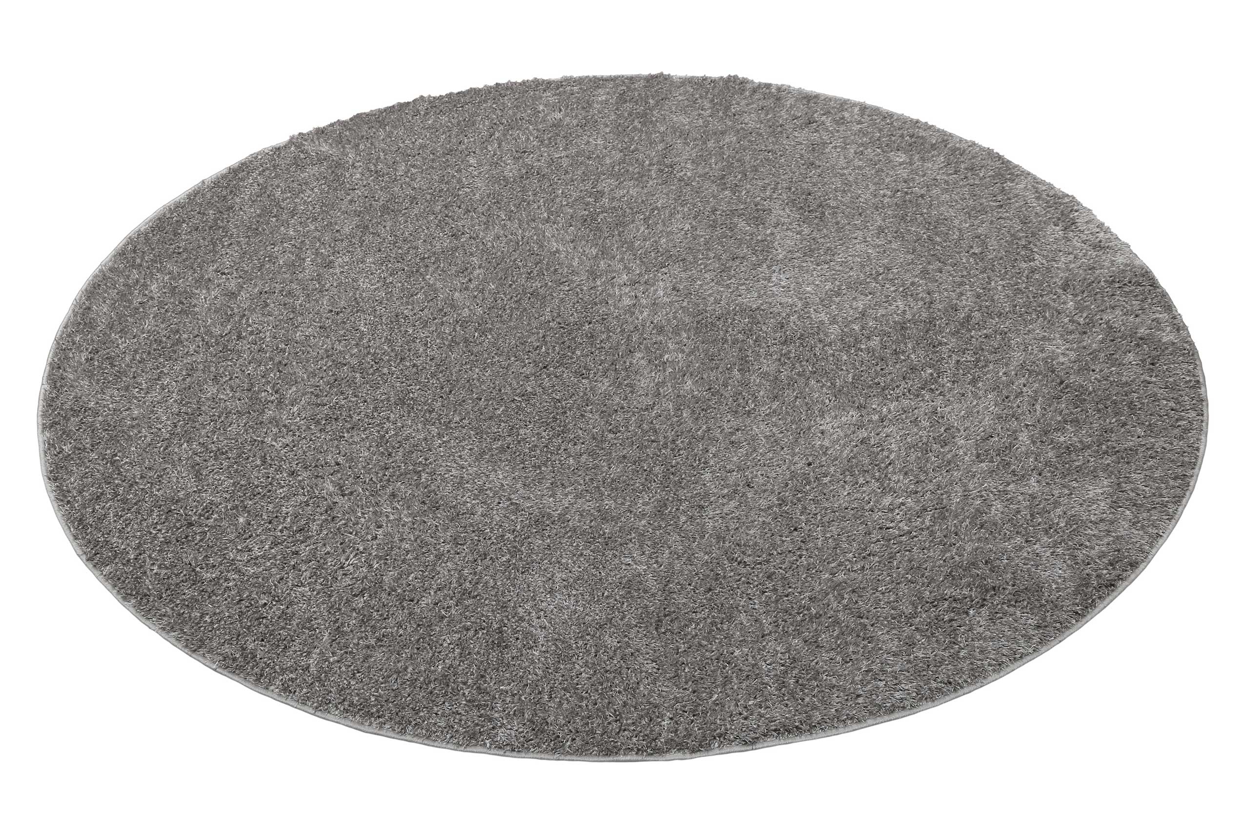 Esprit Teppich Rund Hellgrau Hochflor "#Swagger Shag"