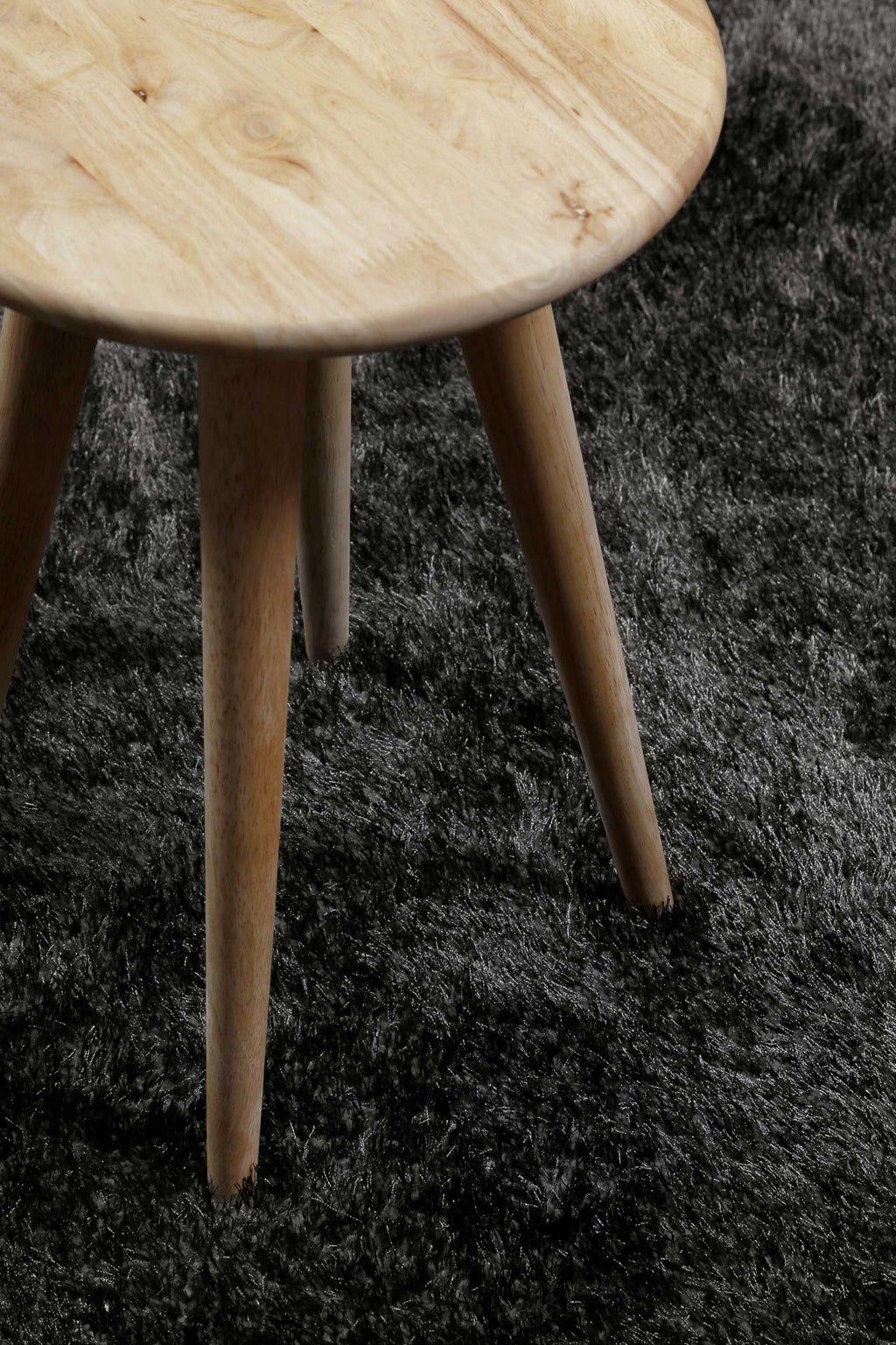 Esprit Teppich Rund Anthrazit Hochflor "#Swagger Shag"