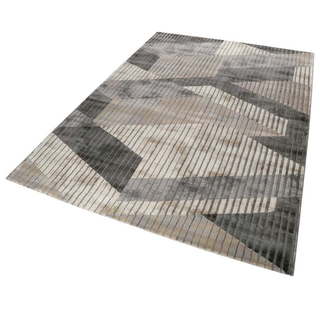 Esprit Teppich Grau Taupe Kurzflor "Tamo"