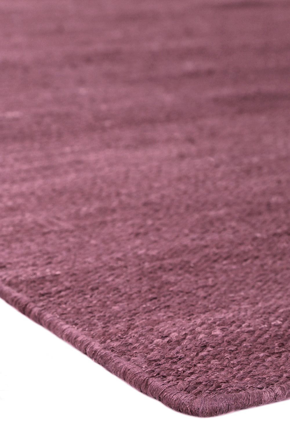 Esprit Kurzflor Teppich Flieder Rot aus Baumwolle "Rainbow Kelim"