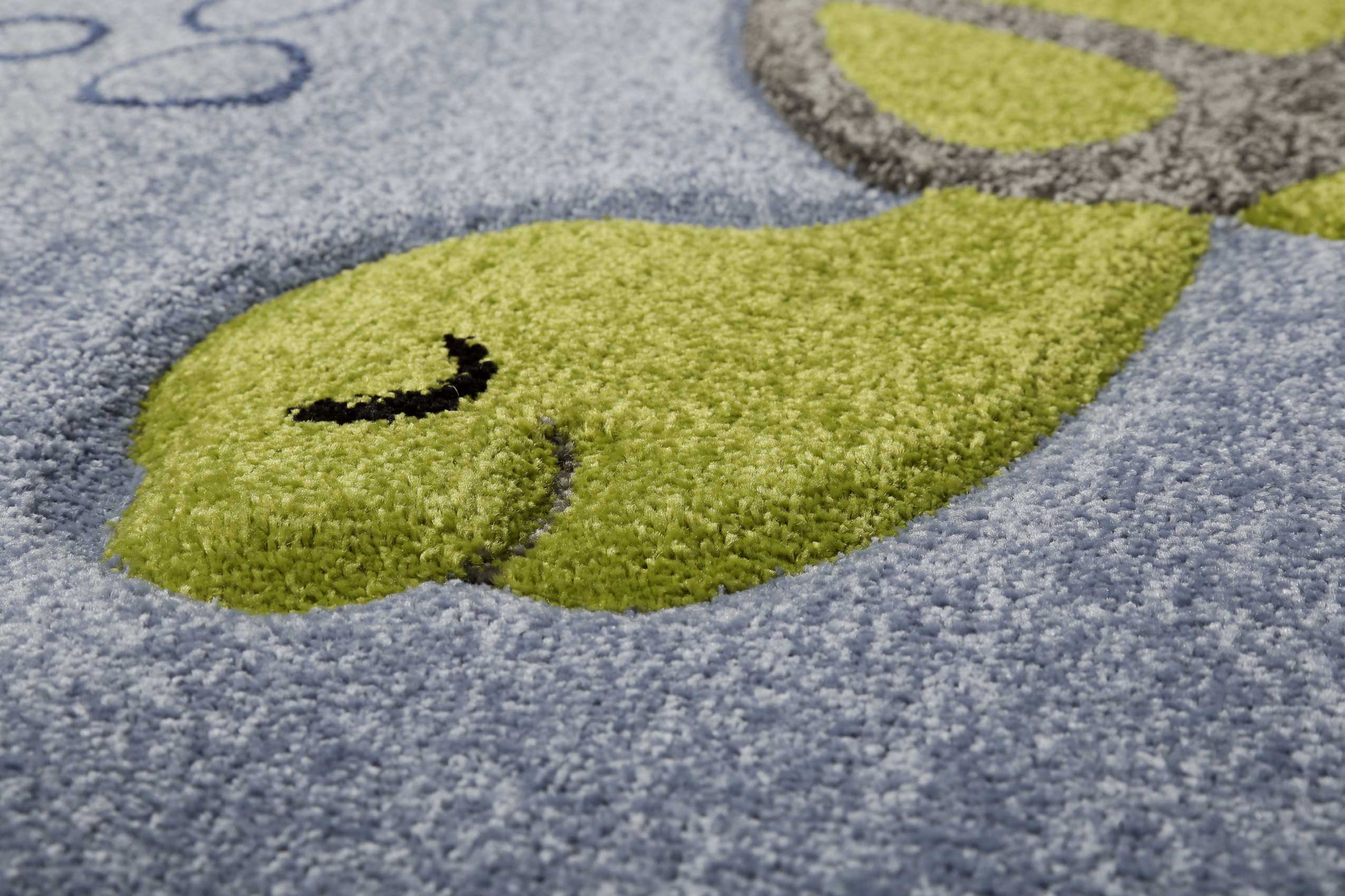 Esprit Kinderteppich Blau "TURTLE"