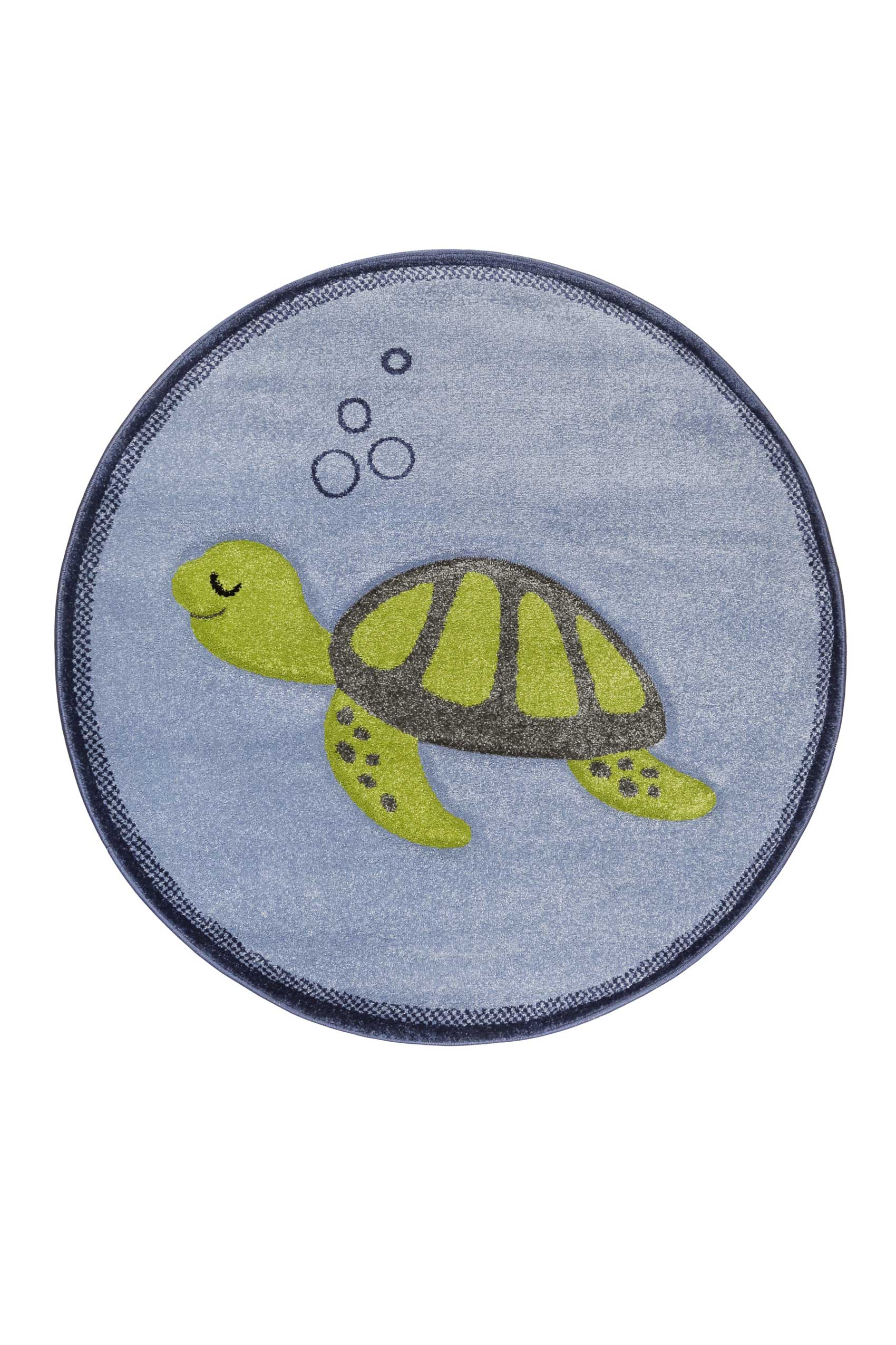 Esprit Kinderteppich Blau "TURTLE"