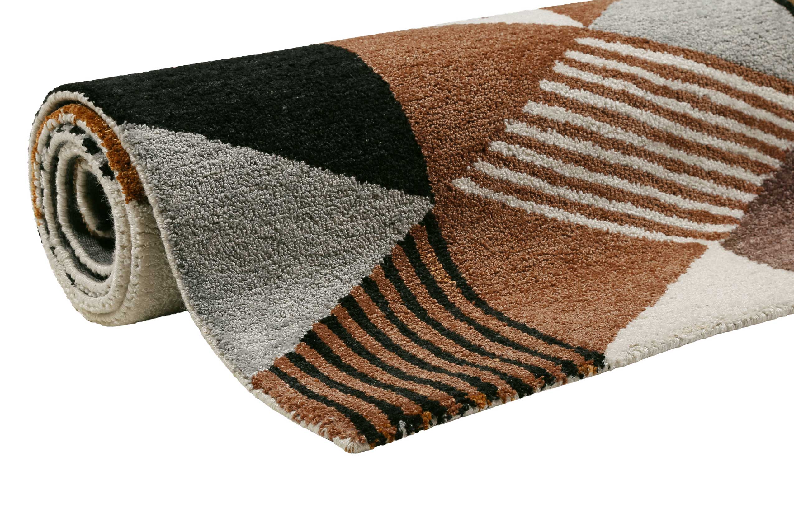 Esprit Kurzflor Teppich Braun "Uptown"