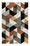 Esprit Kurzflor Teppich Braun "Uptown"