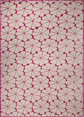 Esprit Kurzflor Teppich aus Wolle "Urbania" beige pink