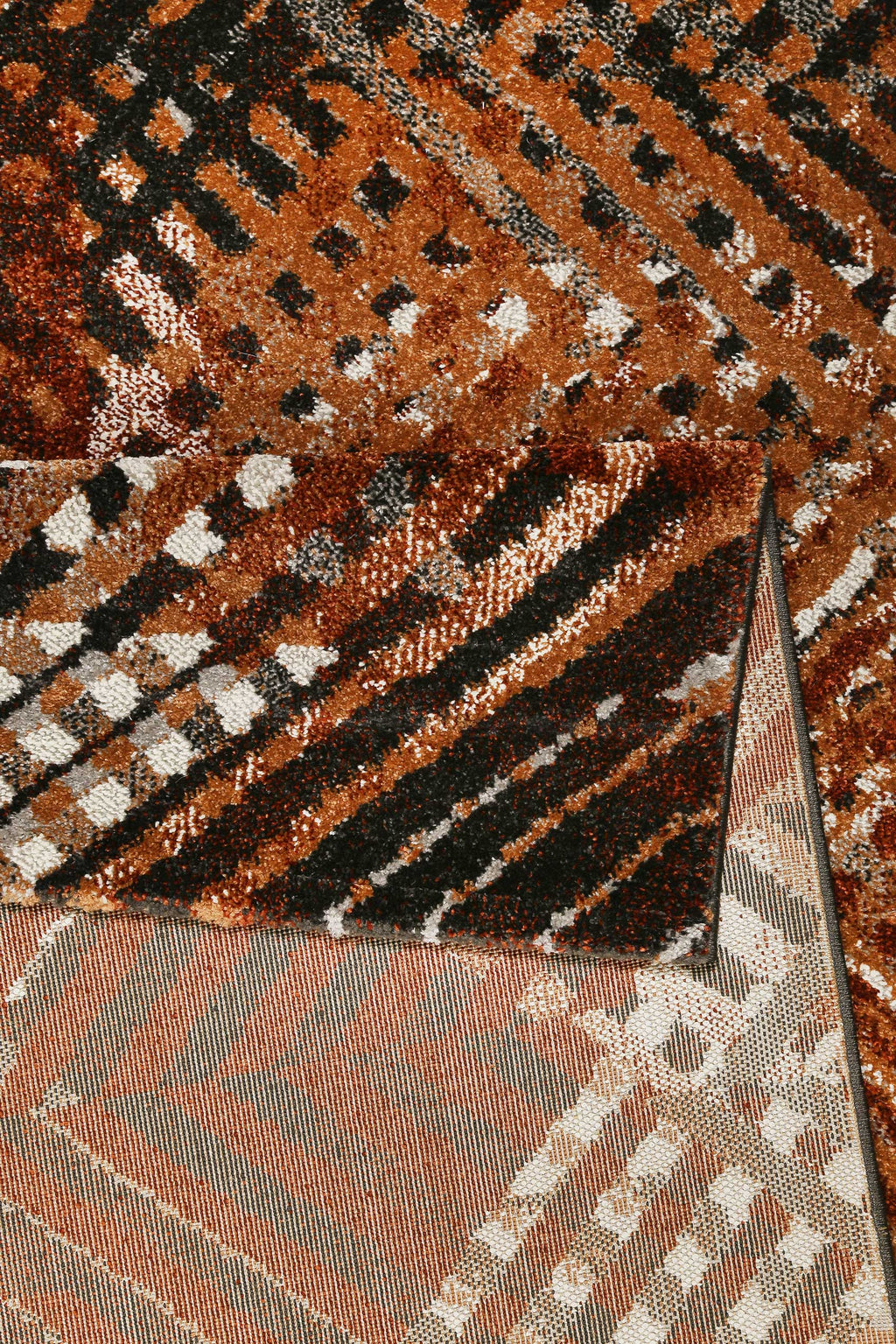 Esprit Teppich Terracotta Braun Kurzflor "Vario"