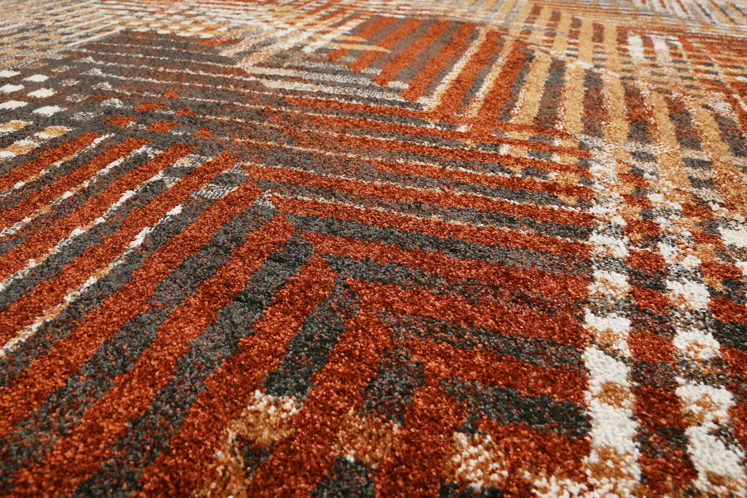 Esprit Teppich Terracotta Braun Kurzflor "Vario"