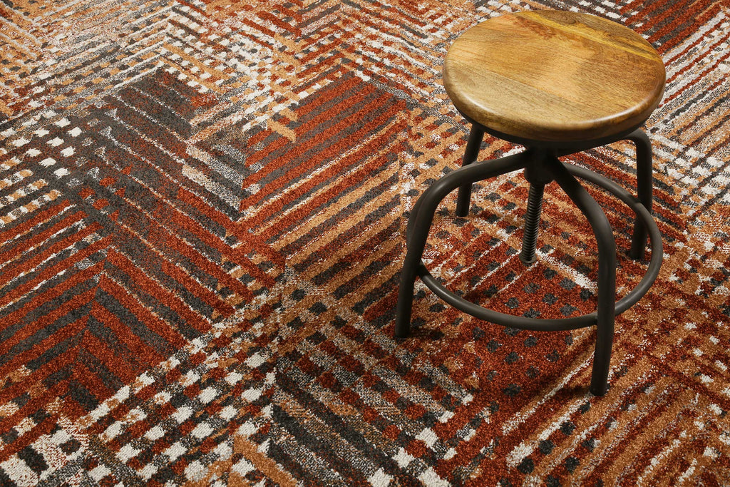 Esprit Teppich Terracotta Braun Kurzflor "Vario"