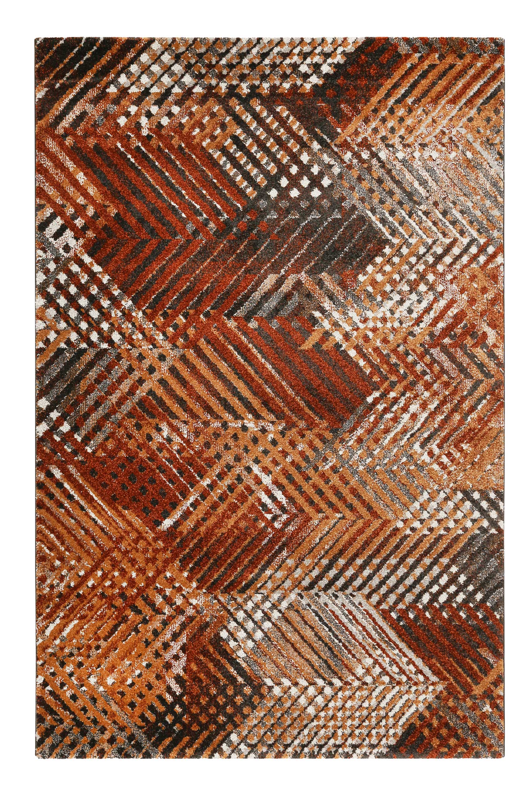 Esprit Teppich Terracotta Braun Kurzflor "Vario"