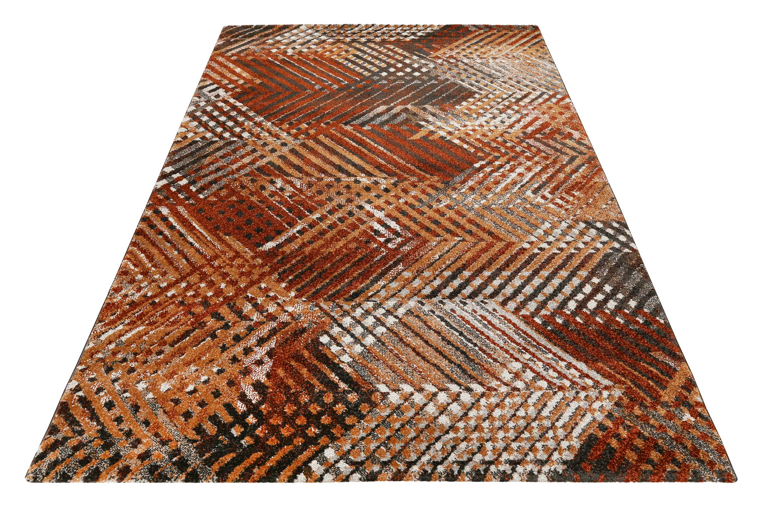 Esprit Teppich Terracotta Braun Kurzflor "Vario"
