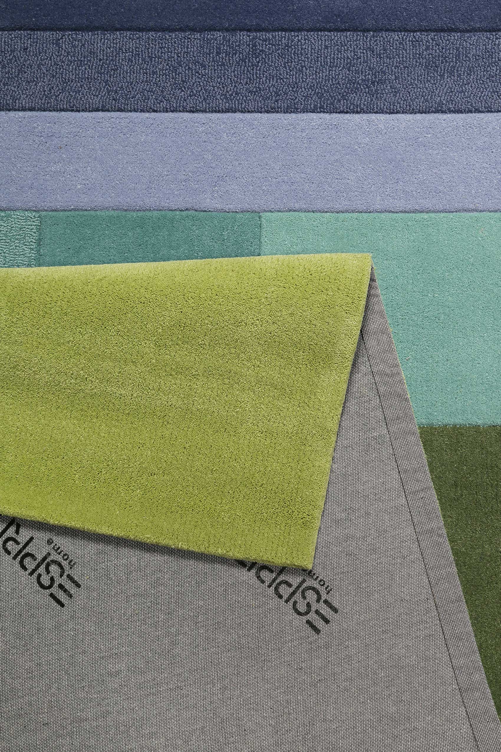 Esprit Teppich Grün Blau aus Wolle "Various Box"