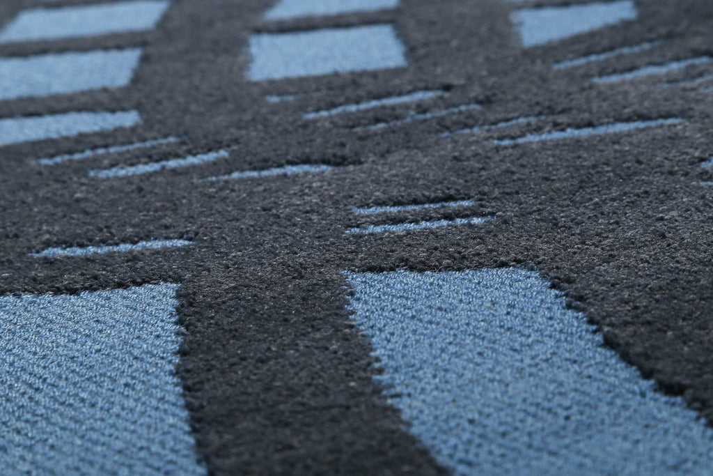 Esprit Wollteppich Blau "Vector"
