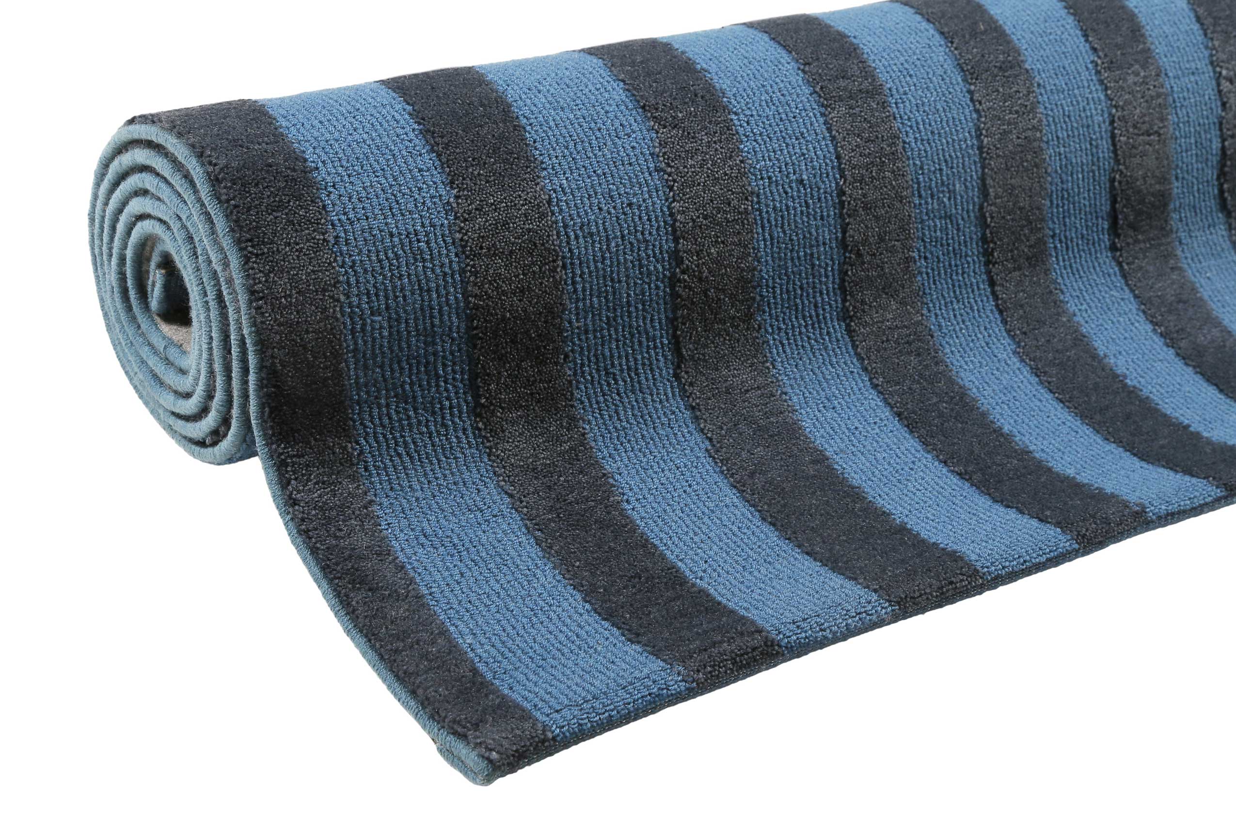 Esprit Wollteppich Blau "Vector"