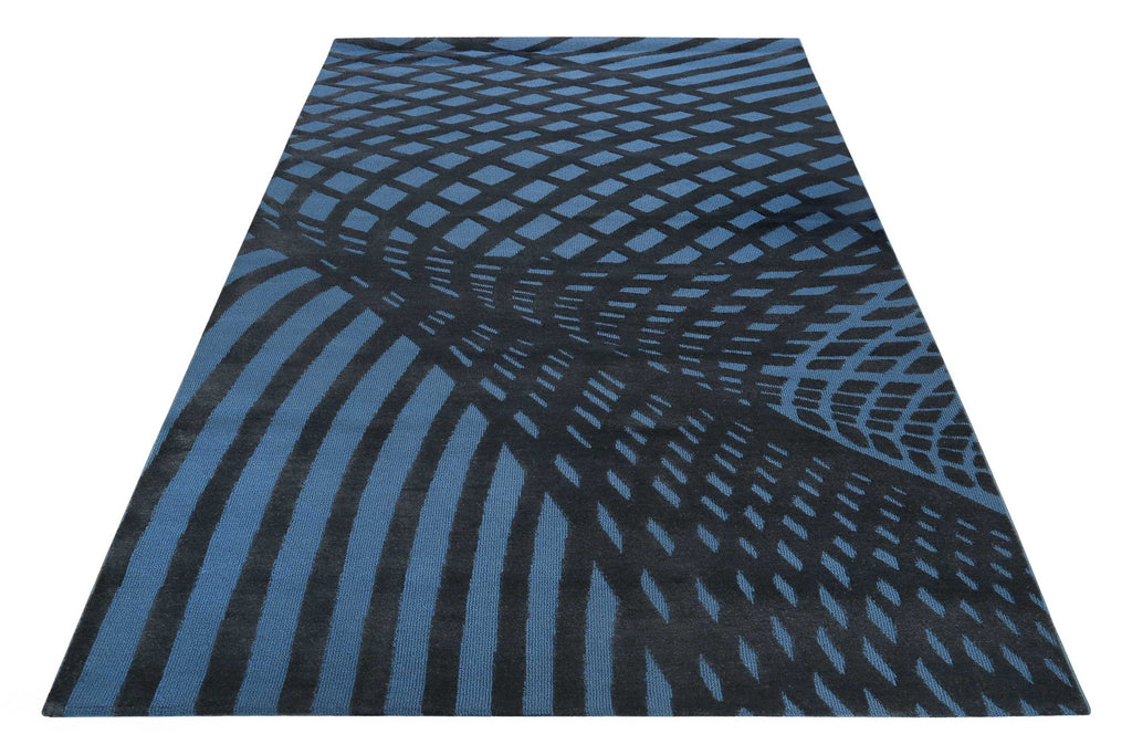 Esprit Wollteppich Blau "Vector"