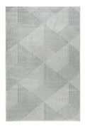 Esprit Teppich Grün Grau Kurzflor "Velvet Groove"