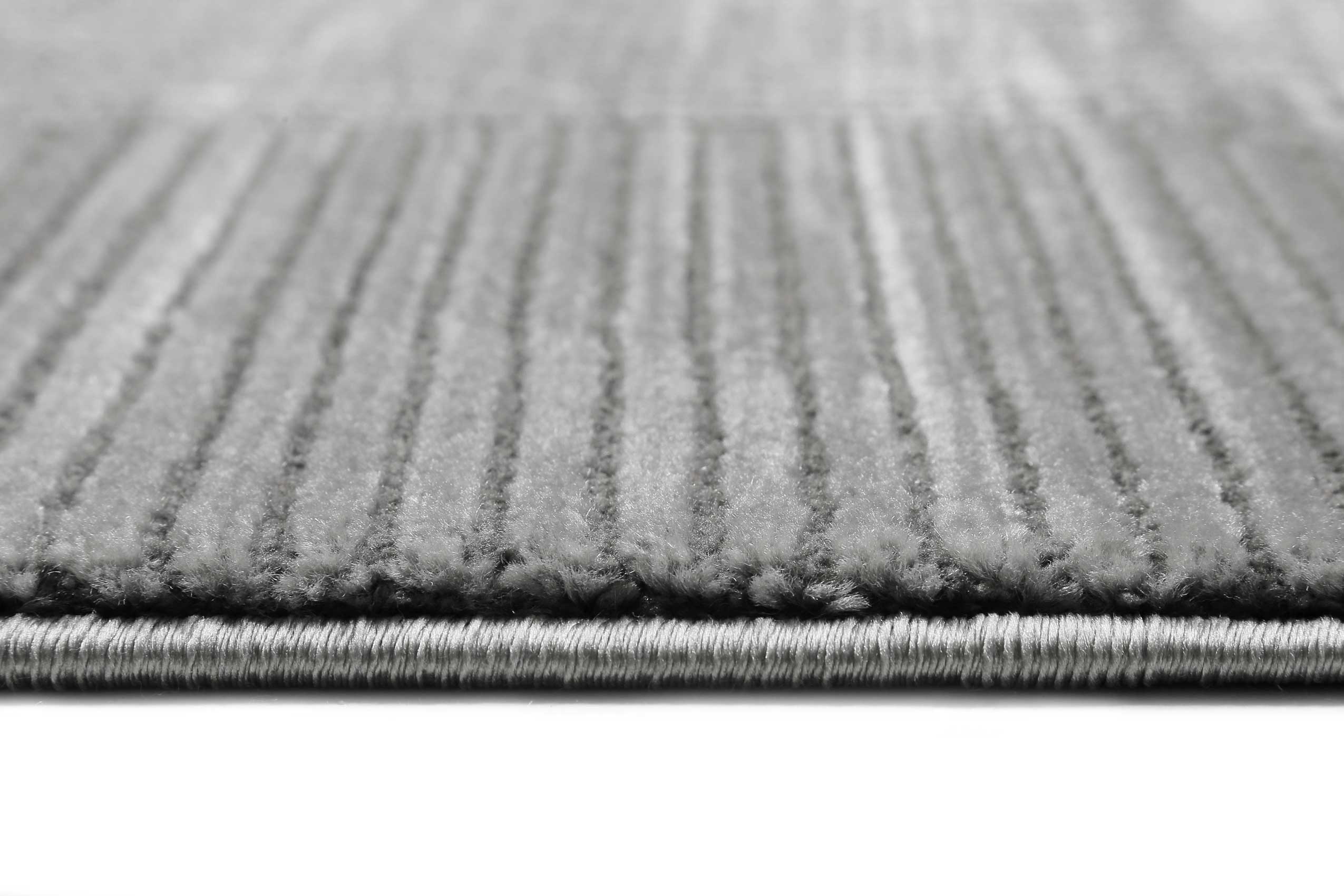 Esprit Teppich Grau Taupe Kurzflor "Velvet Groove"