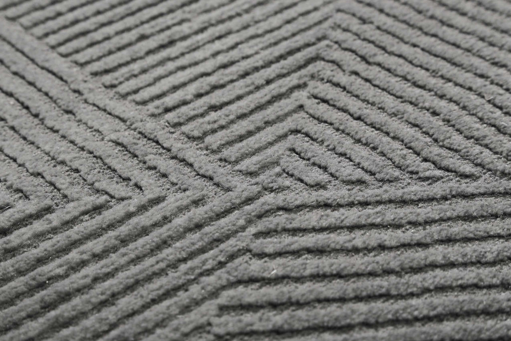 Esprit Teppich Grau Taupe Kurzflor "Velvet Groove"