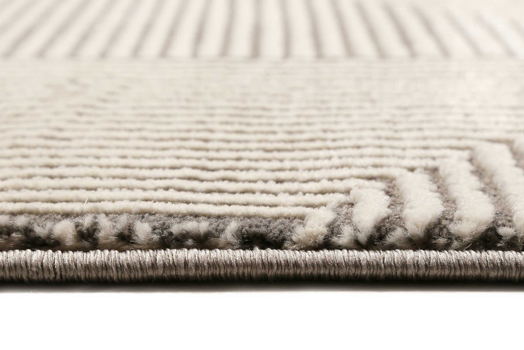 Esprit Teppich Beige Braun Kurzflor "Velvet Groove"
