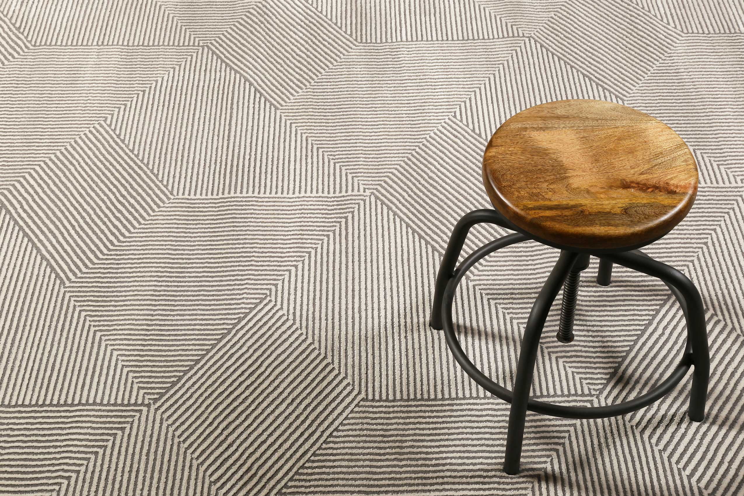 Esprit Teppich Beige Braun Kurzflor "Velvet Groove"