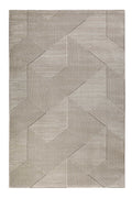 Esprit Teppich Beige Braun Kurzflor "Velvet Groove"