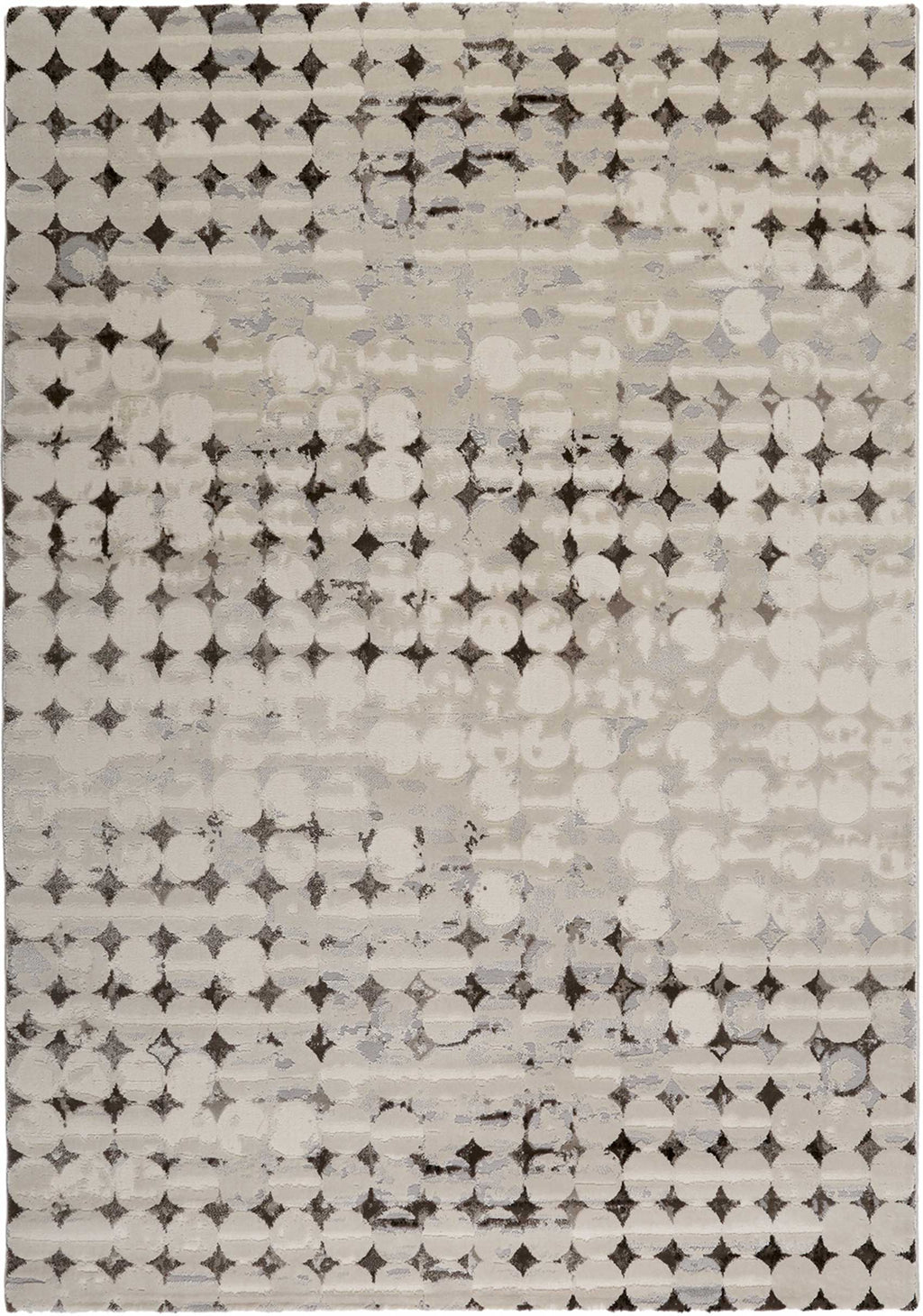 Esprit Kurzflor Teppich "Velvet Spots" beige braun