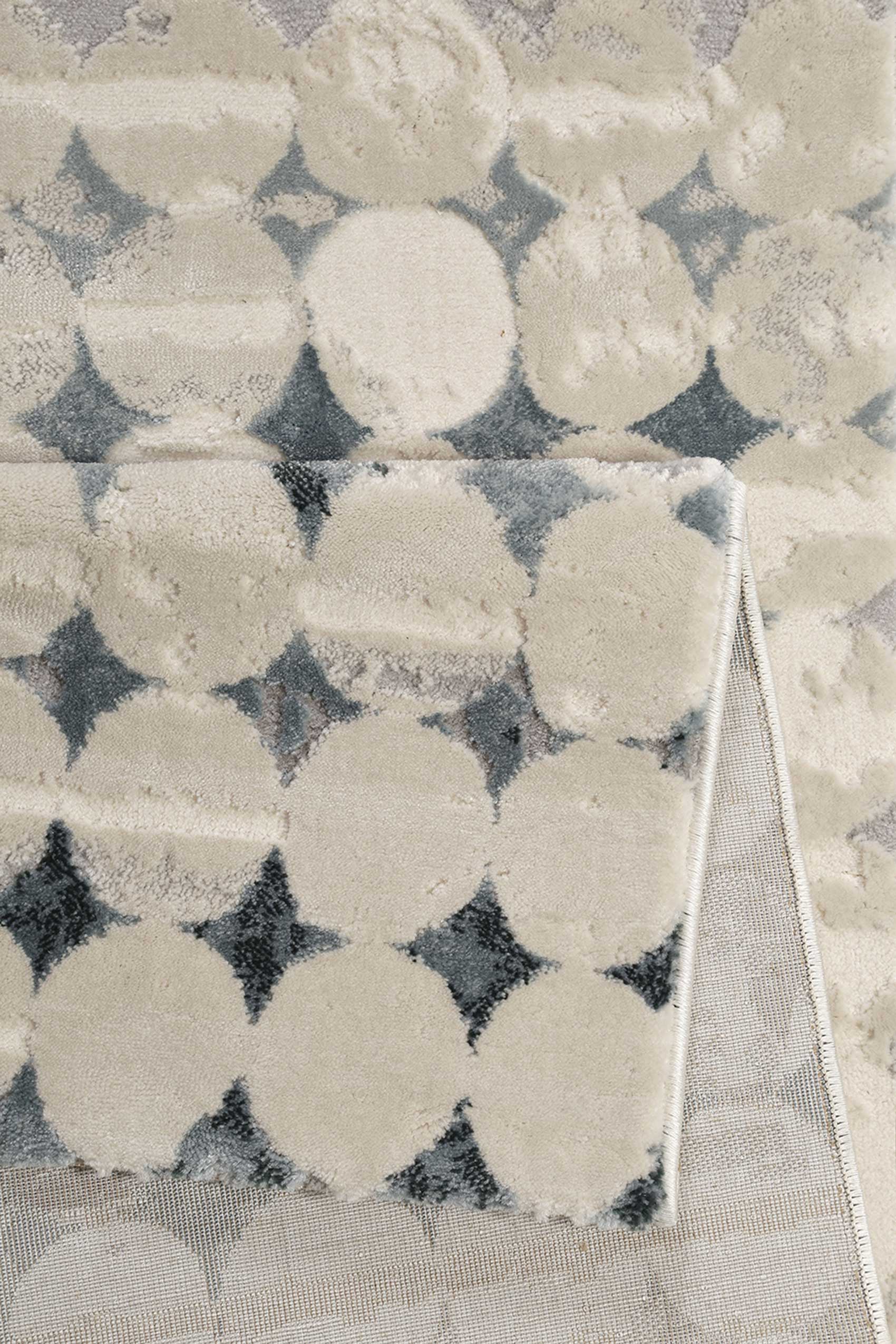 Esprit Teppich Beige Türkis Kurzflor "Velvet Spots"