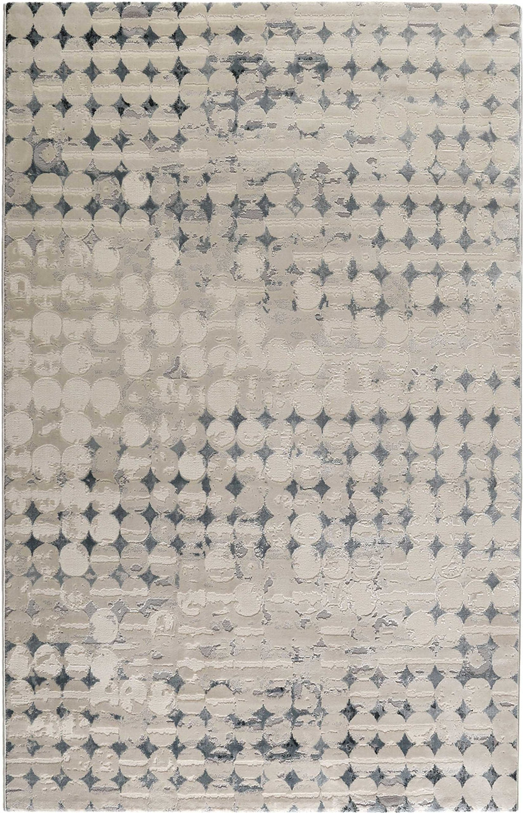 Esprit Teppich Beige Türkis Kurzflor "Velvet Spots"