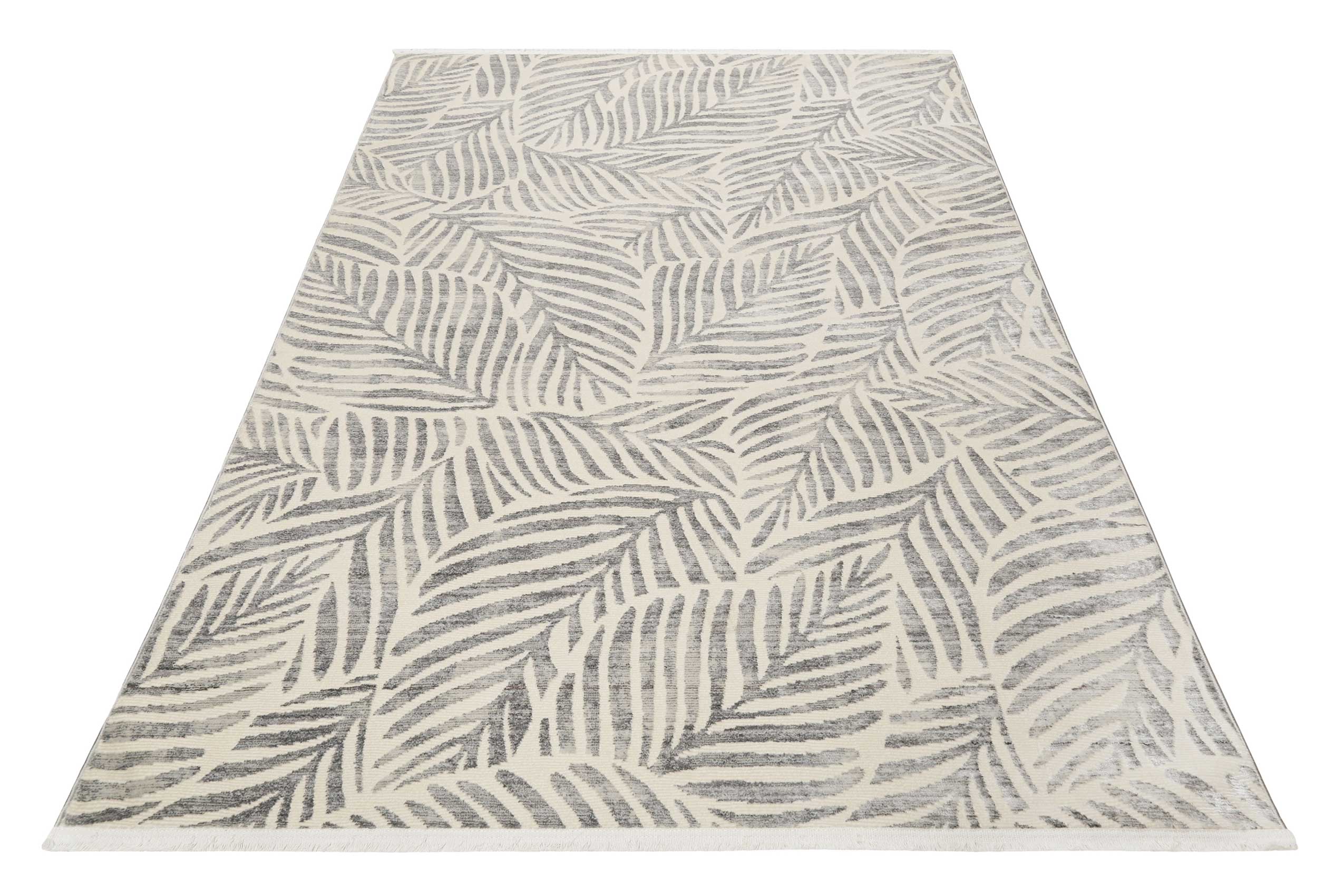 Esprit Teppich Creme Weiß Grau meliert Kurzflor "Victoria"