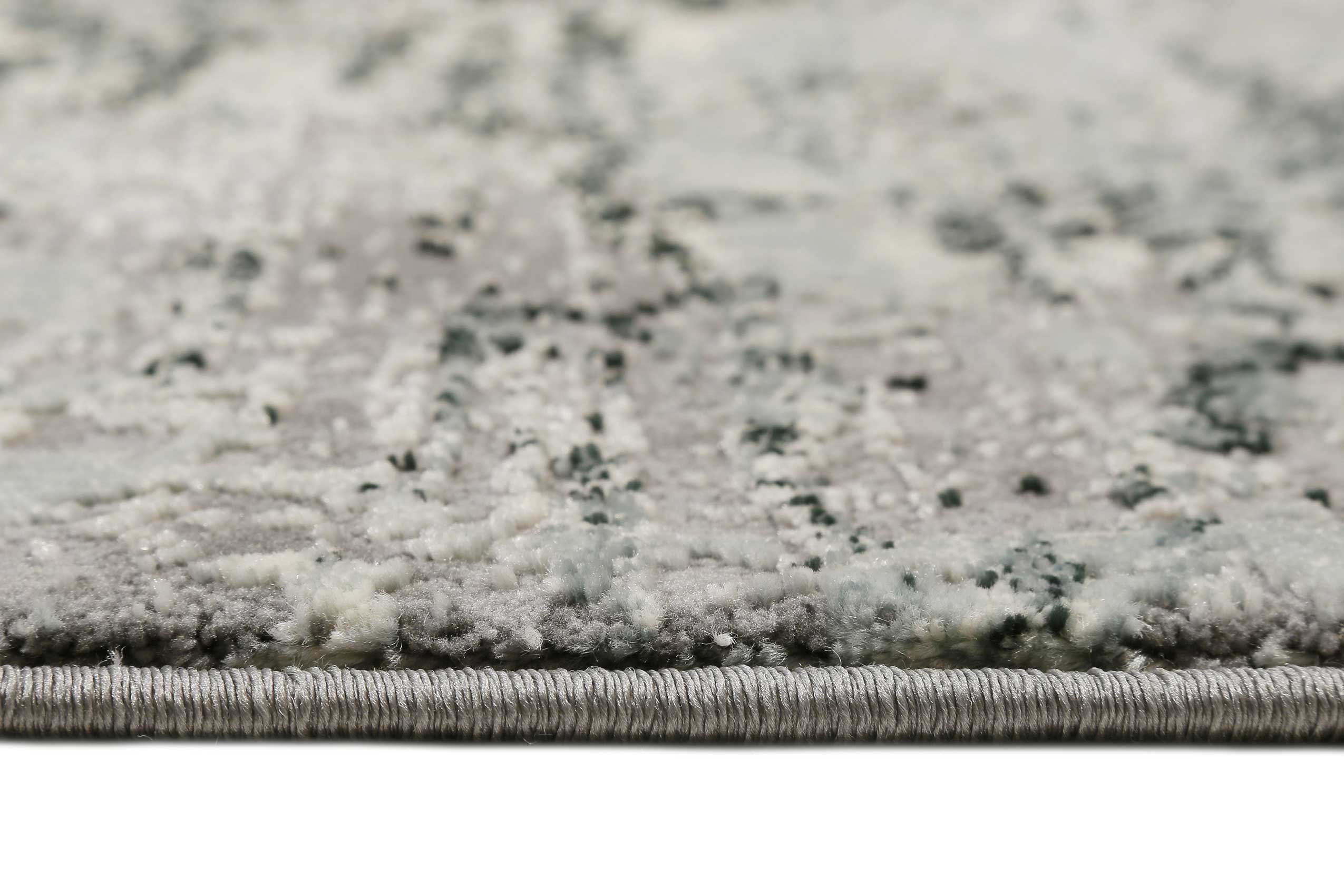 Esprit Teppich Grau Türkis Kurzflor "Vintage Feels"