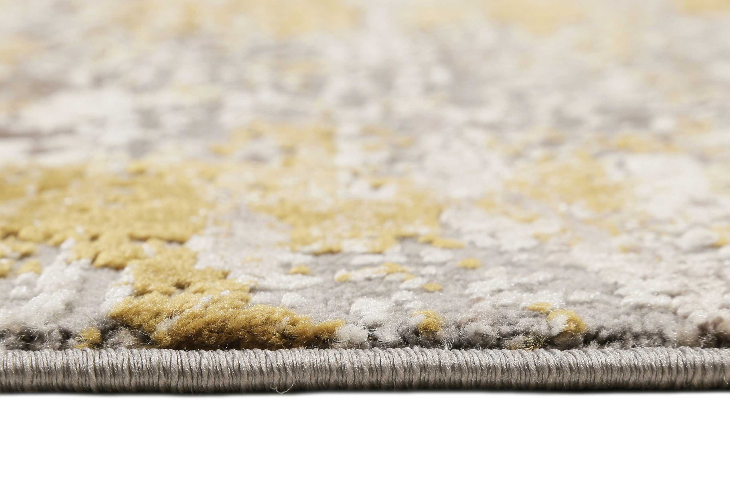 Esprit Teppich Grau Gold Kurzflor "Vintage Feels"